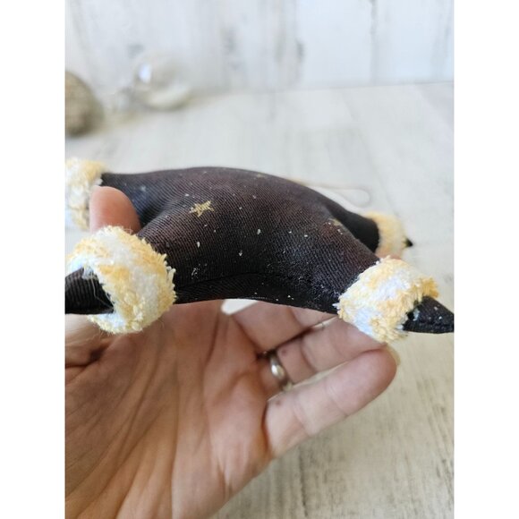 Folk art star Santa ornament plush unique beard Xmas tree - Picture 7 of 9